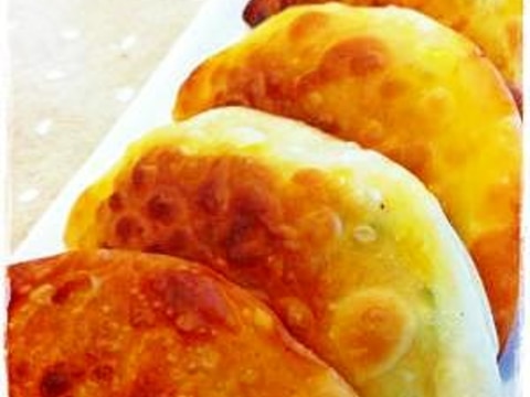 かぼちゃのおつまみ☆パリパリ餃子の皮